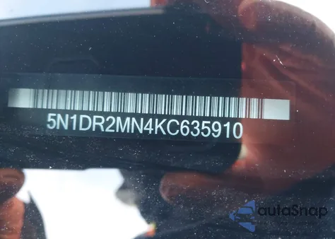 2019 Nissan Pathfinder S from USA, damaged, VIN 5N1DR2MN4KC635910